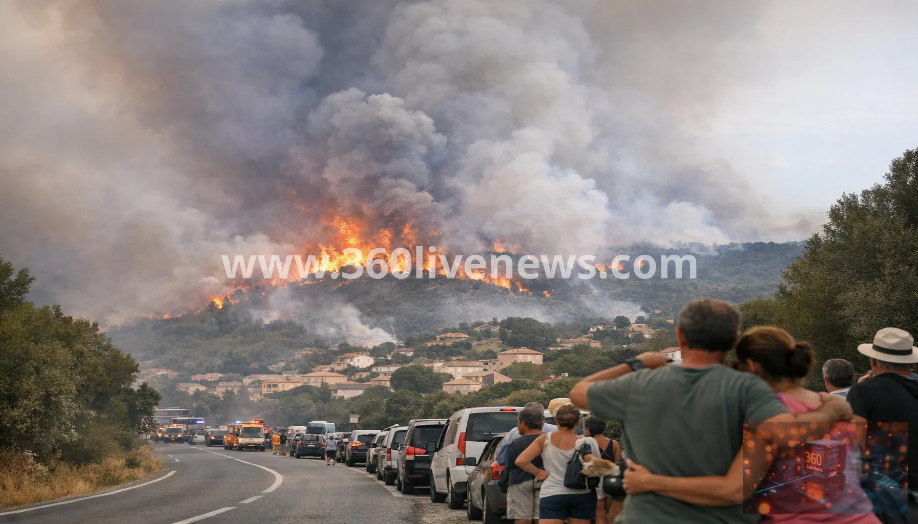 France and Spain face renewed wildfire danger as heatwave persists and evacuations mount