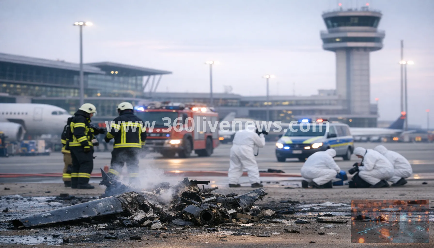 Germany blames Russia for explosive drone incident at Leipzig/Halle Airport
