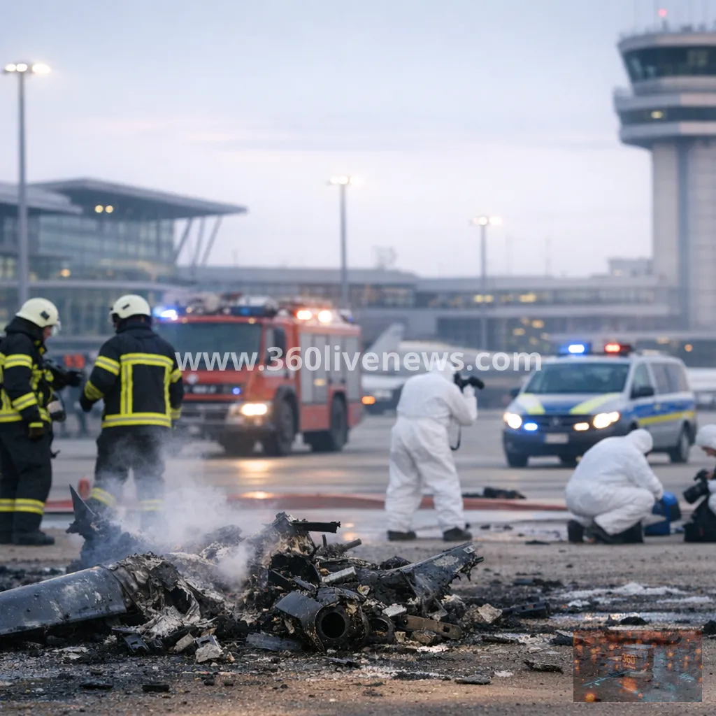 Germany blames Russia for explosive drone incident at Leipzig/Halle Airport