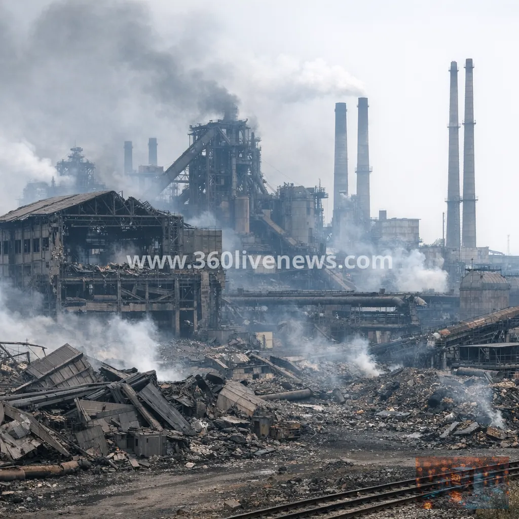 Zaporizhzhia steelworks shut indefinitely after repeated Russian missile strikes