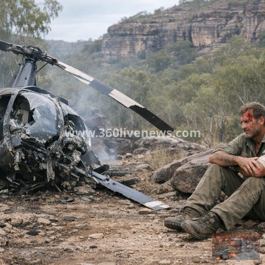 Ranger Fred Hunter survives helicopter crash in Kakadu National Park during feral animal control operations