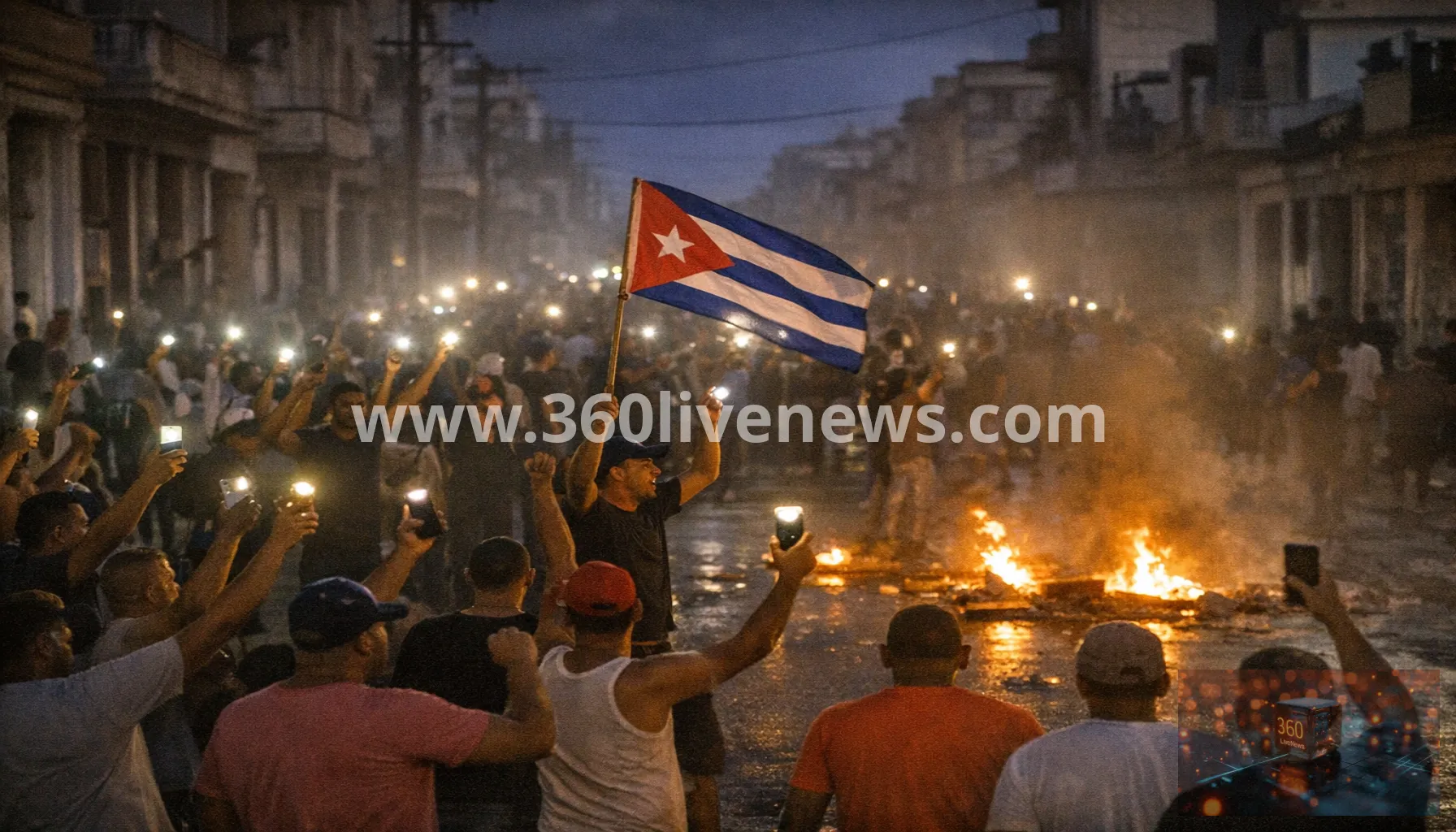 Cuba hit by third nationwide blackout of the year as protests break out