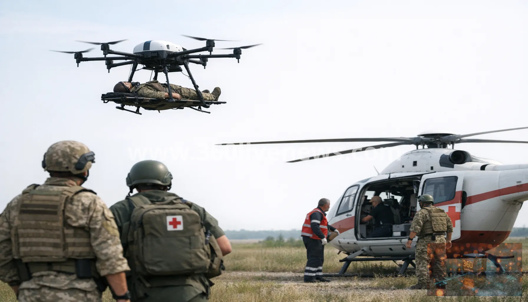Ukraine says it carried out first drone airlift of wounded soldier from front line