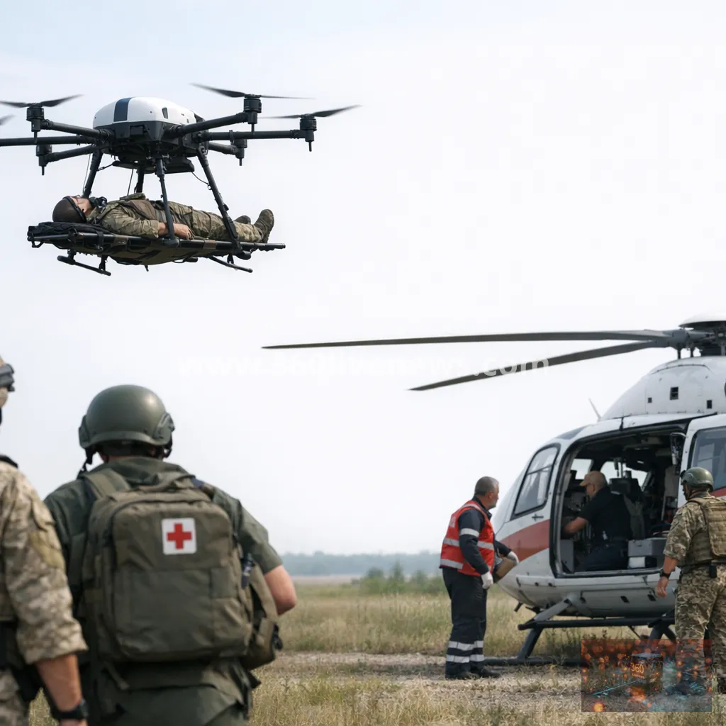 Ukraine says it carried out first drone airlift of wounded soldier from front line