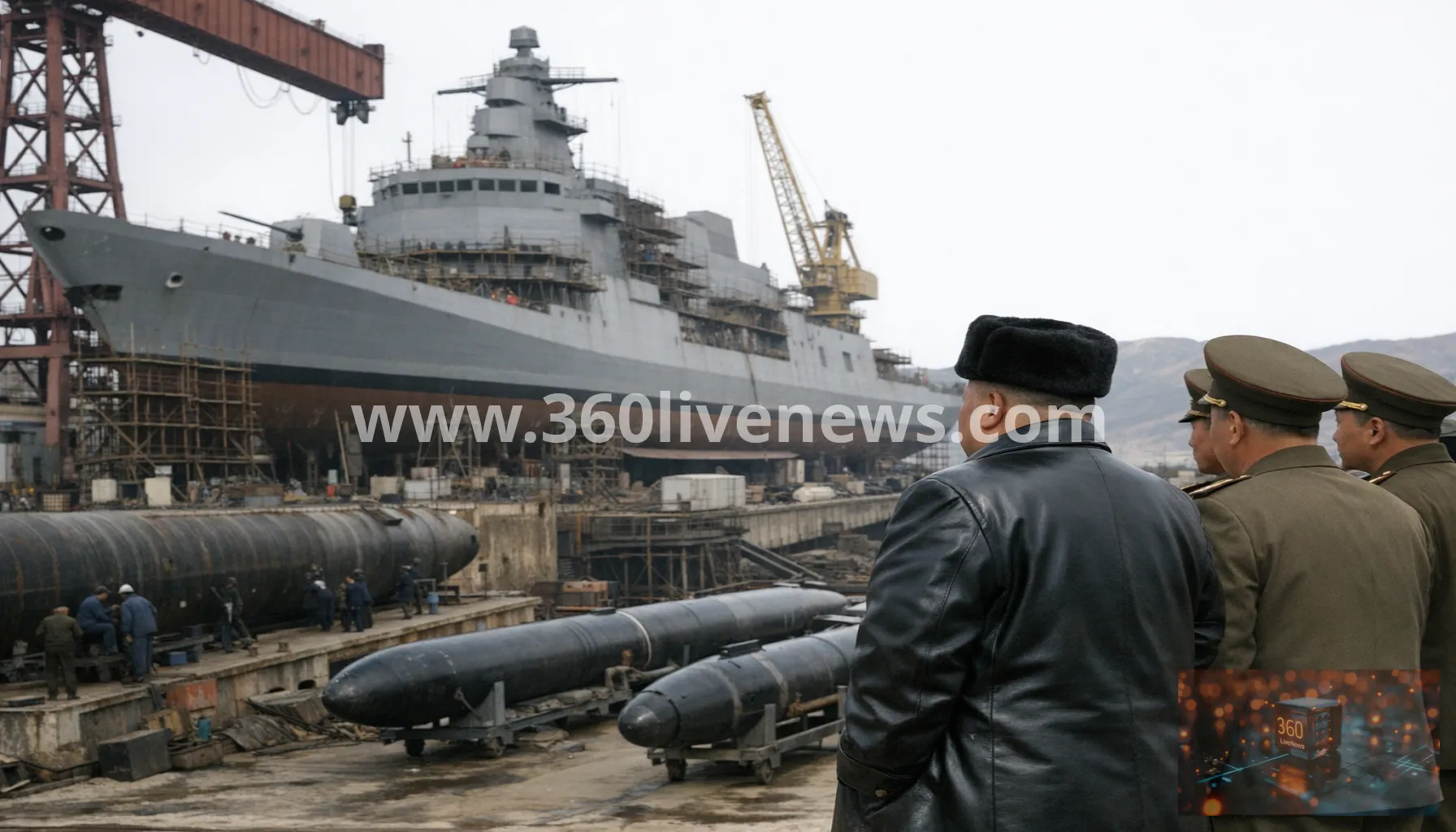 North Korea's Kim orders 10,000-tonne destroyer and underwater weapons push