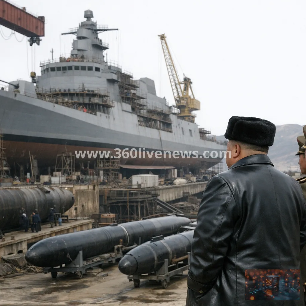 North Korea's Kim orders 10,000-tonne destroyer and underwater weapons push
