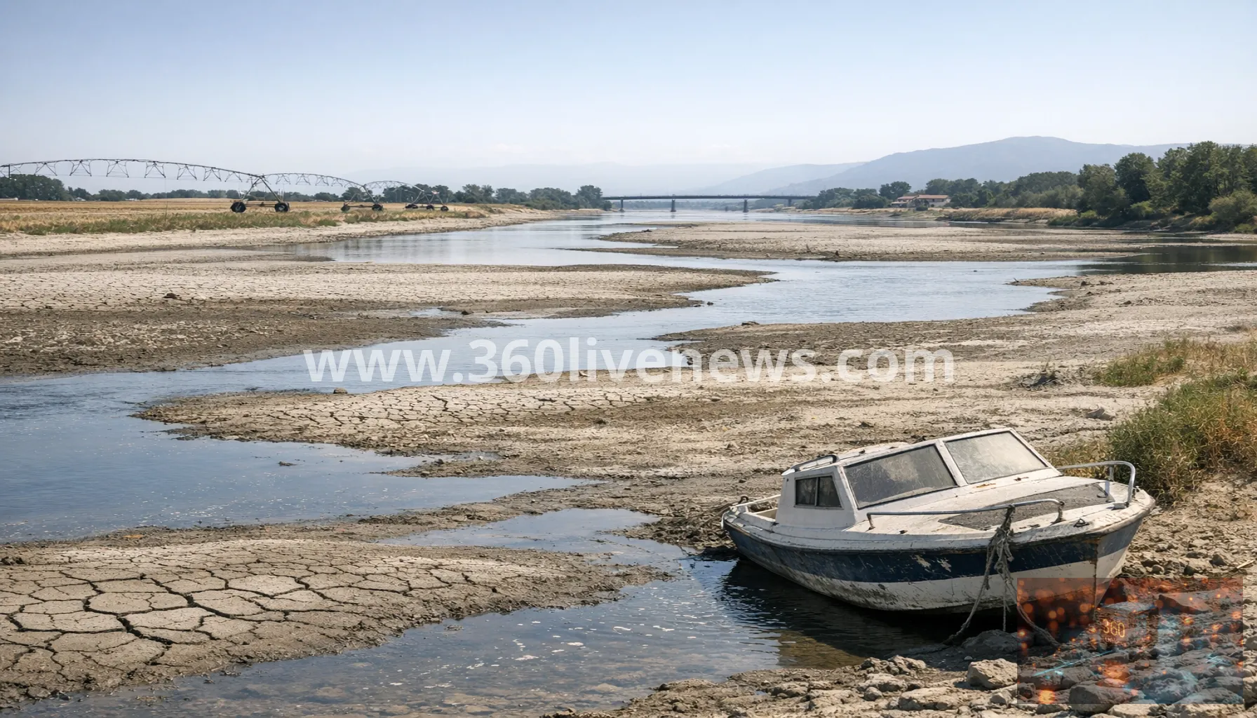 Po River drought threatens farms and water supplies in northern Italy