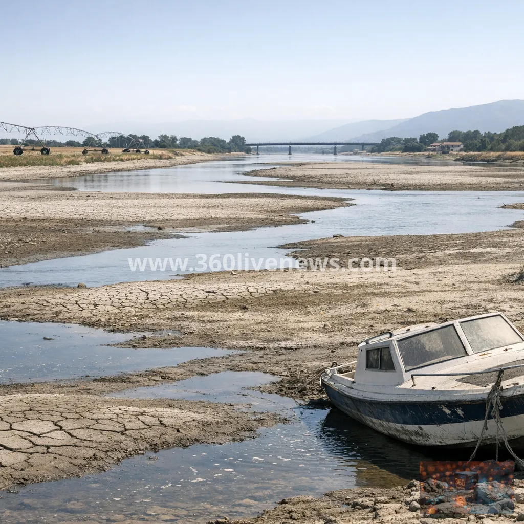 Po River drought threatens farms and water supplies in northern Italy