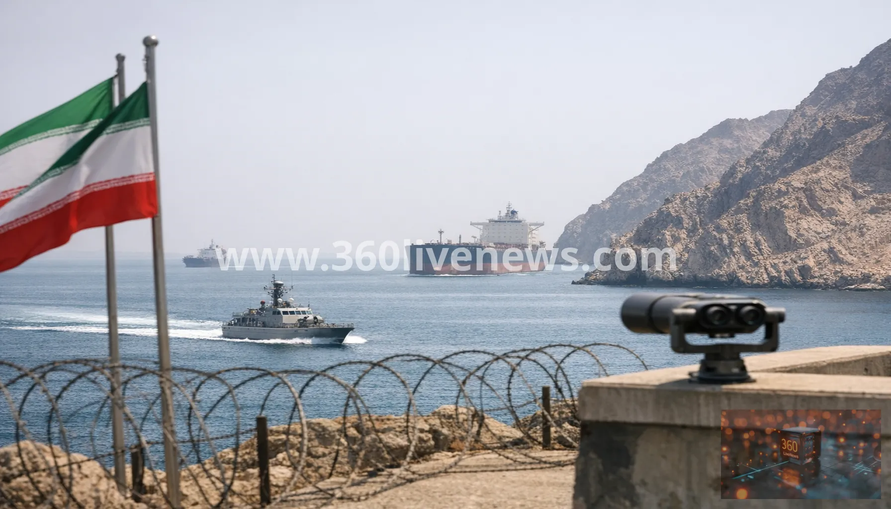 Iran says only a limited number of ships may pass daily through the Strait of Hormuz