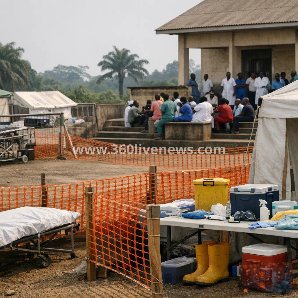 Ebola outbreak in DR Congo spreads to two more provinces as hospital staff strike