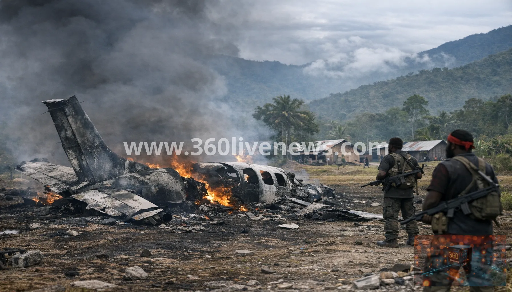 Papua separatists kill American pilot and burn civilian plane in Yahukimo