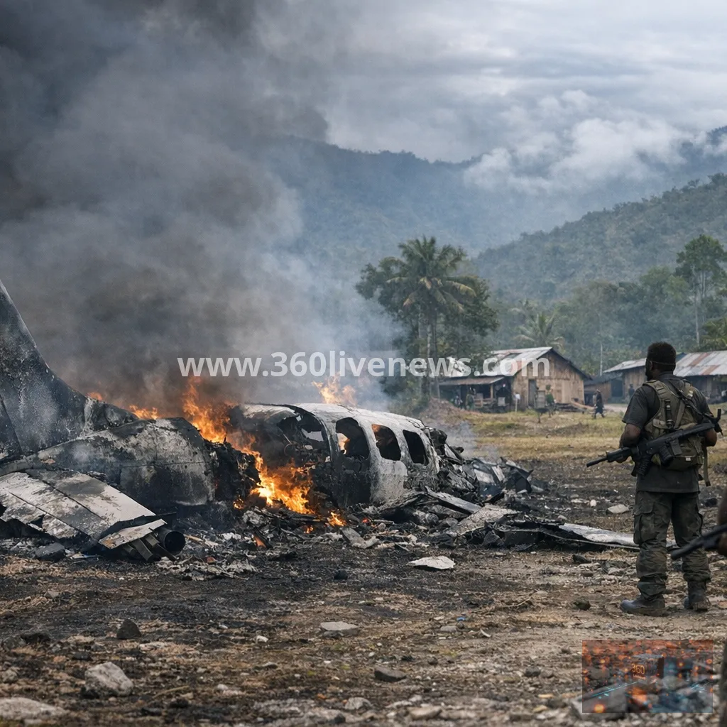 Papua separatists kill American pilot and burn civilian plane in Yahukimo