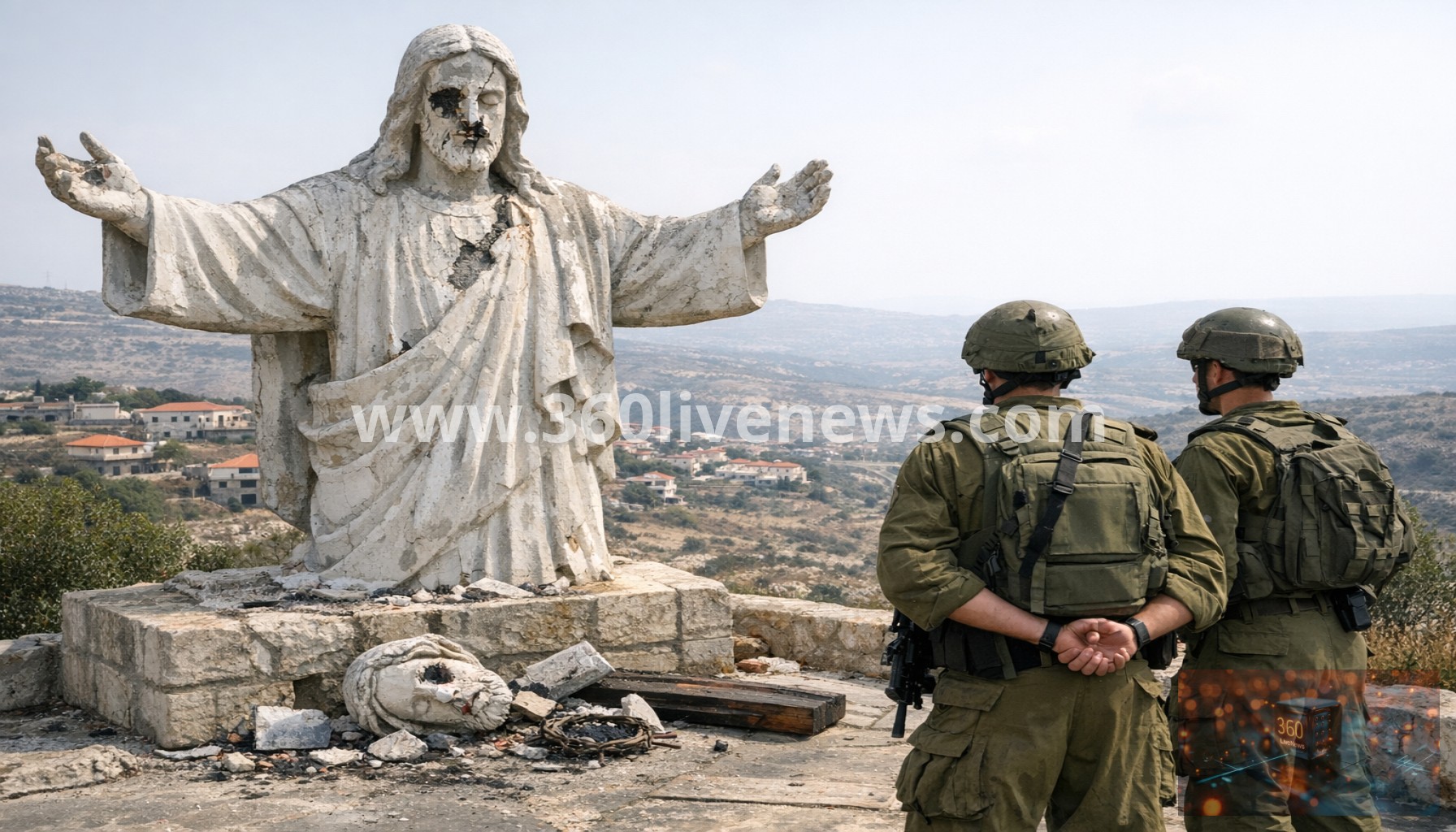 Israeli soldiers jailed for smashing Jesus statue in Lebanon
