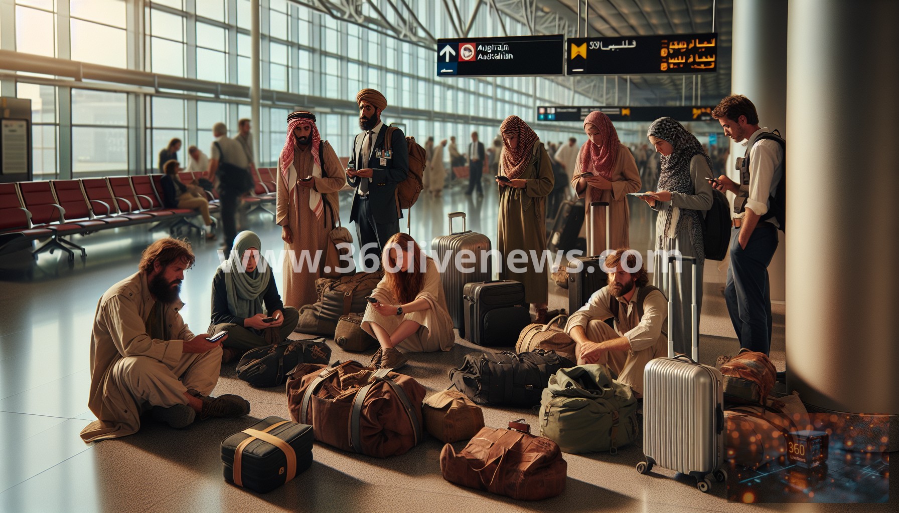 Thousands of Australians stranded as US and Israel military actions disrupt flights in the Middle East