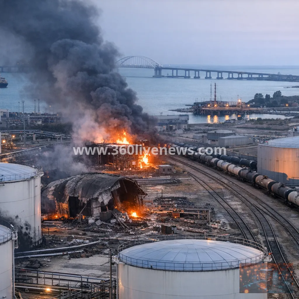 Ukraine strikes Russia's shadow fleet and Taganrog oil infrastructure as fuel shortages deepen