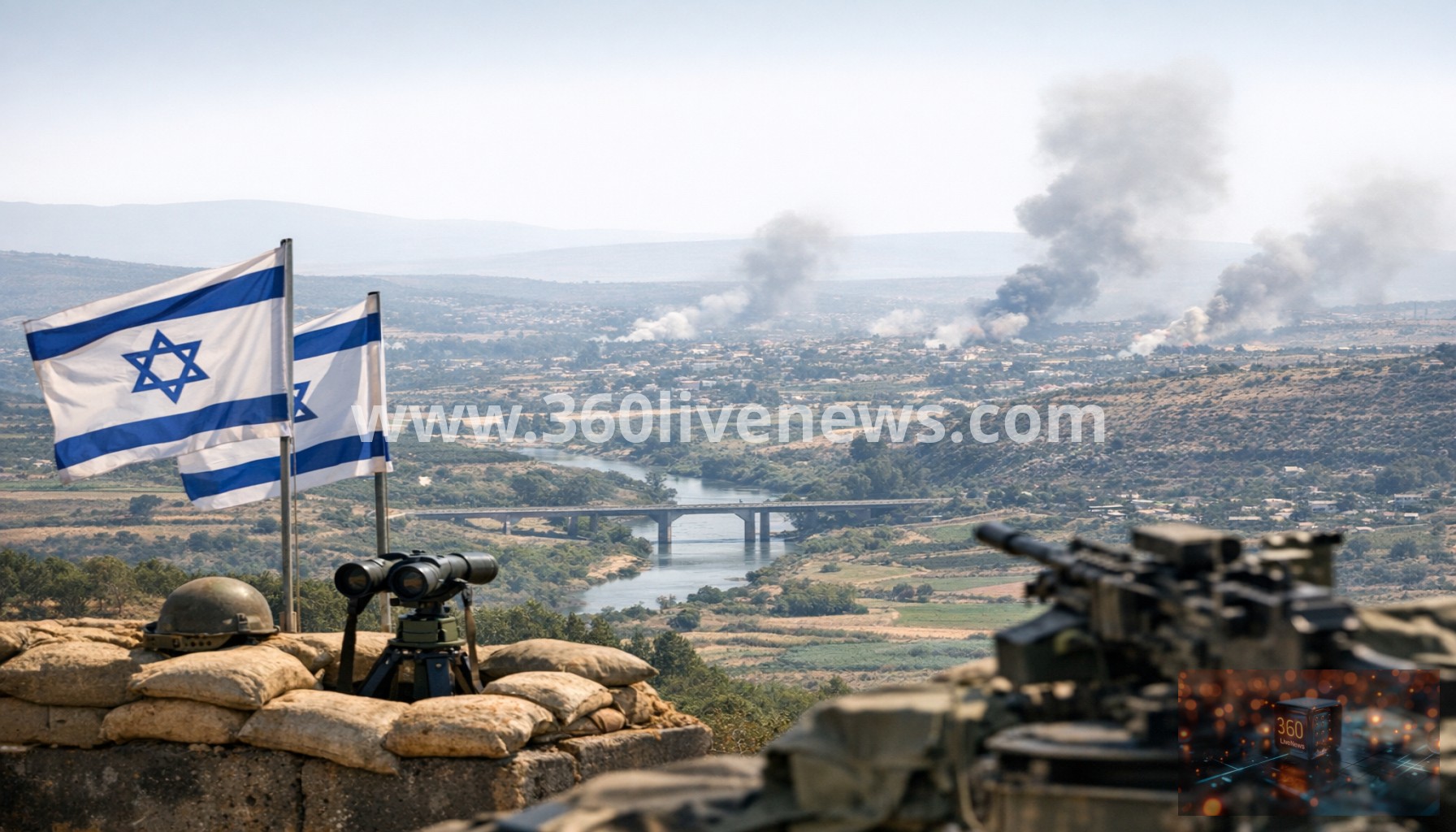 Israeli forces cross Lebanon's Litani River amid nominal truce