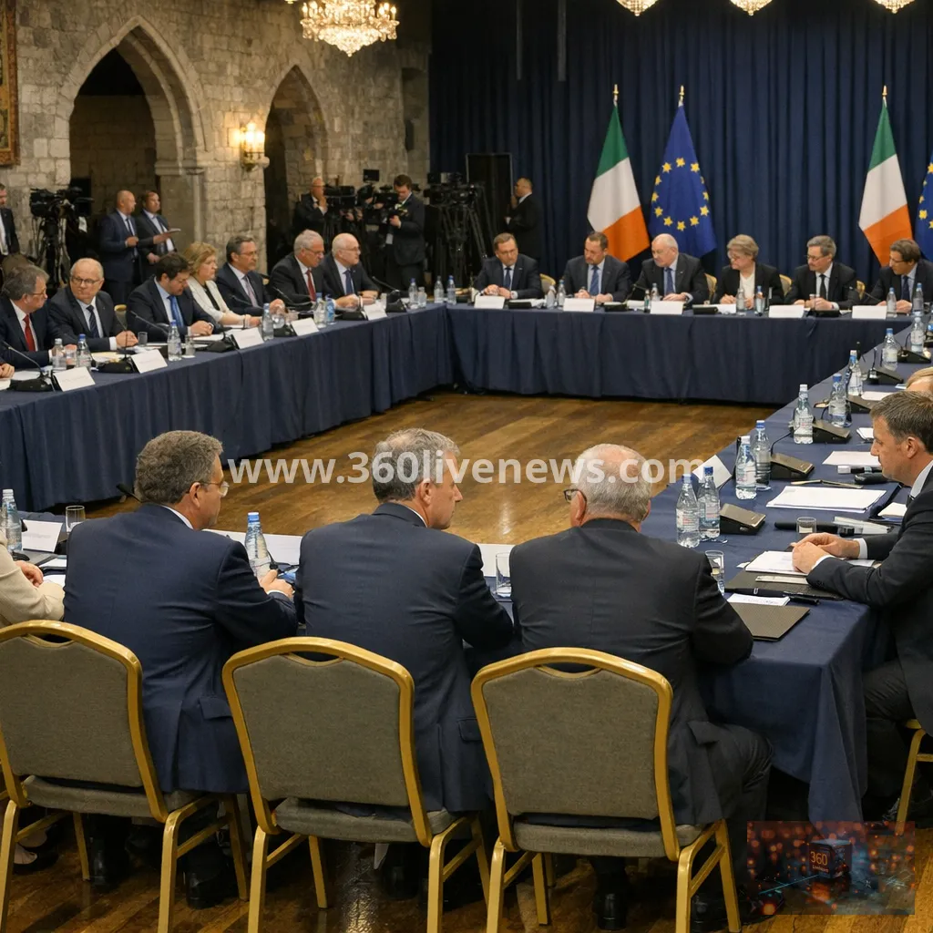 EU ministers meet in Dublin Castle for cohesion funding talks