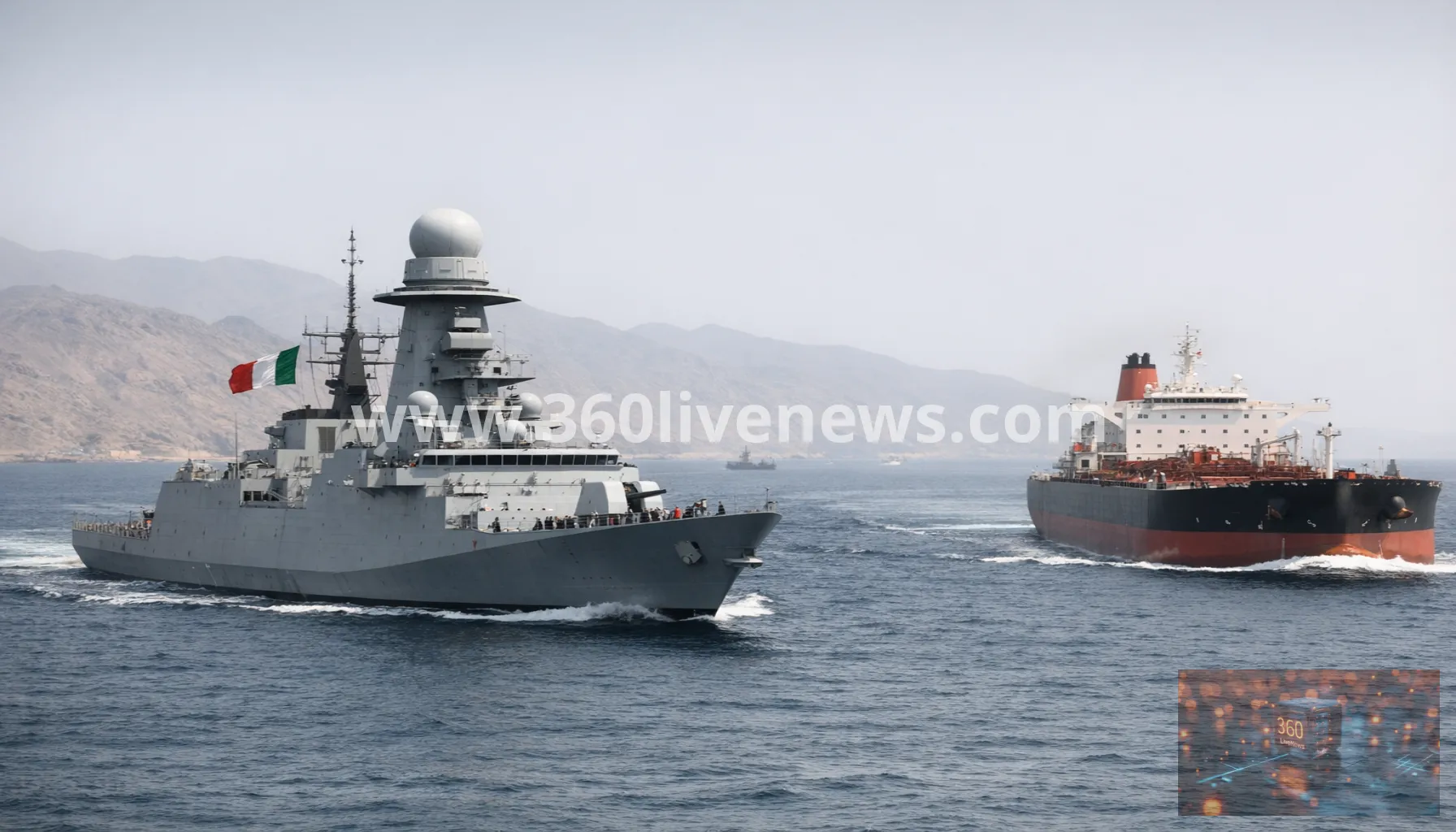 Italy to deploy warships to protect shipping through Bab al-Mandeb