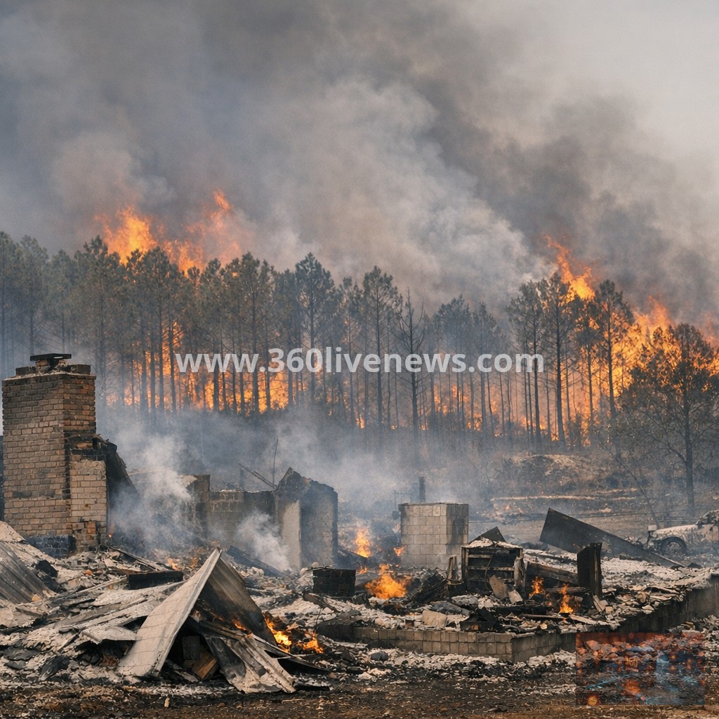 Wildfires destroy homes and timber plantations in Florida and Georgia