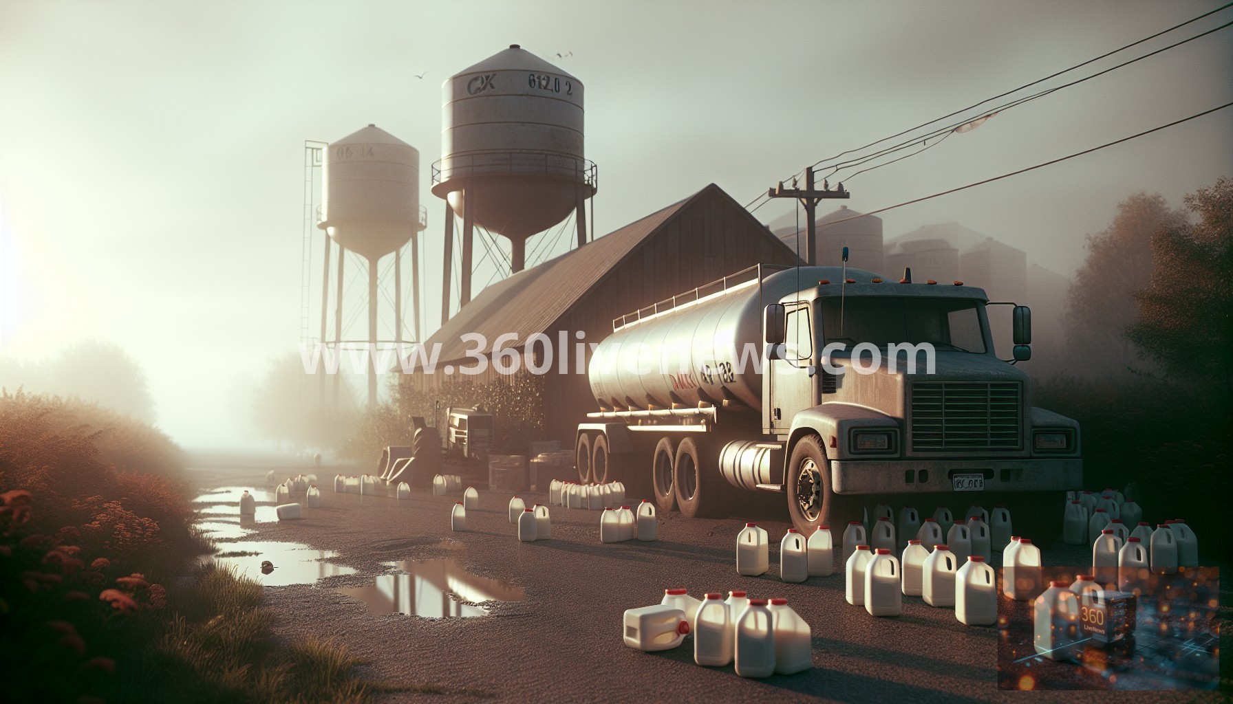 Fuel price protests disrupt milk collection from dairy farms, impacting agricultural operations and threatening farmers' livelihoods