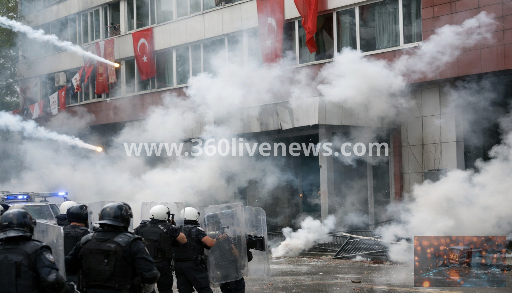 Turkey riot police remove ousted CHP leader from Ankara party HQ