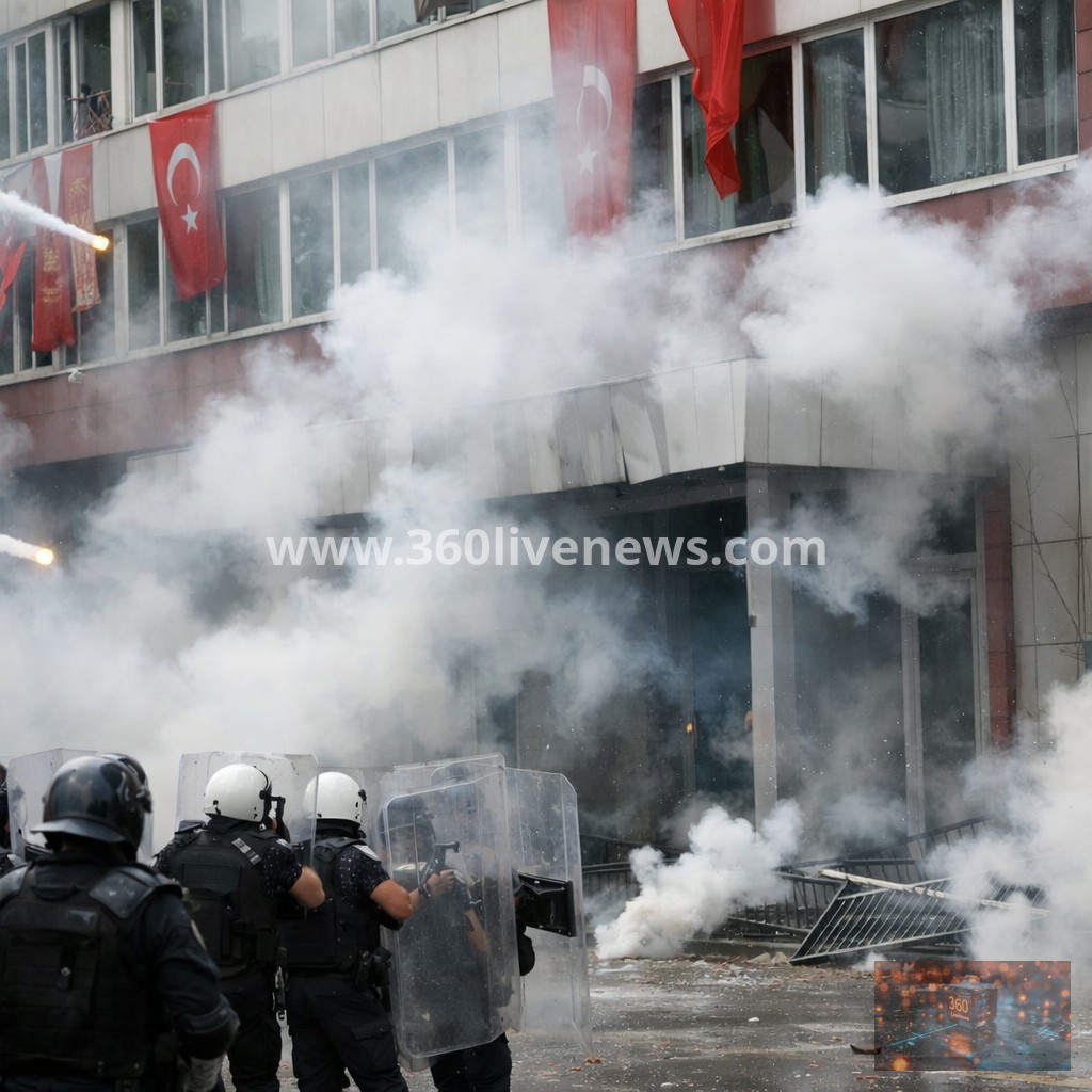 Turkey riot police remove ousted CHP leader from Ankara party HQ