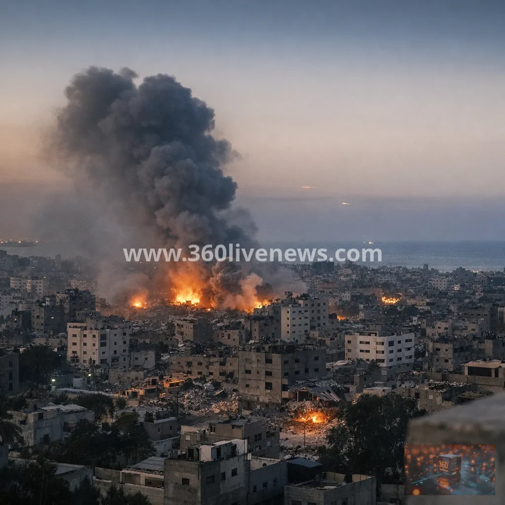 Overnight Israeli strikes kill civilians in Gaza as ceasefire talks continue