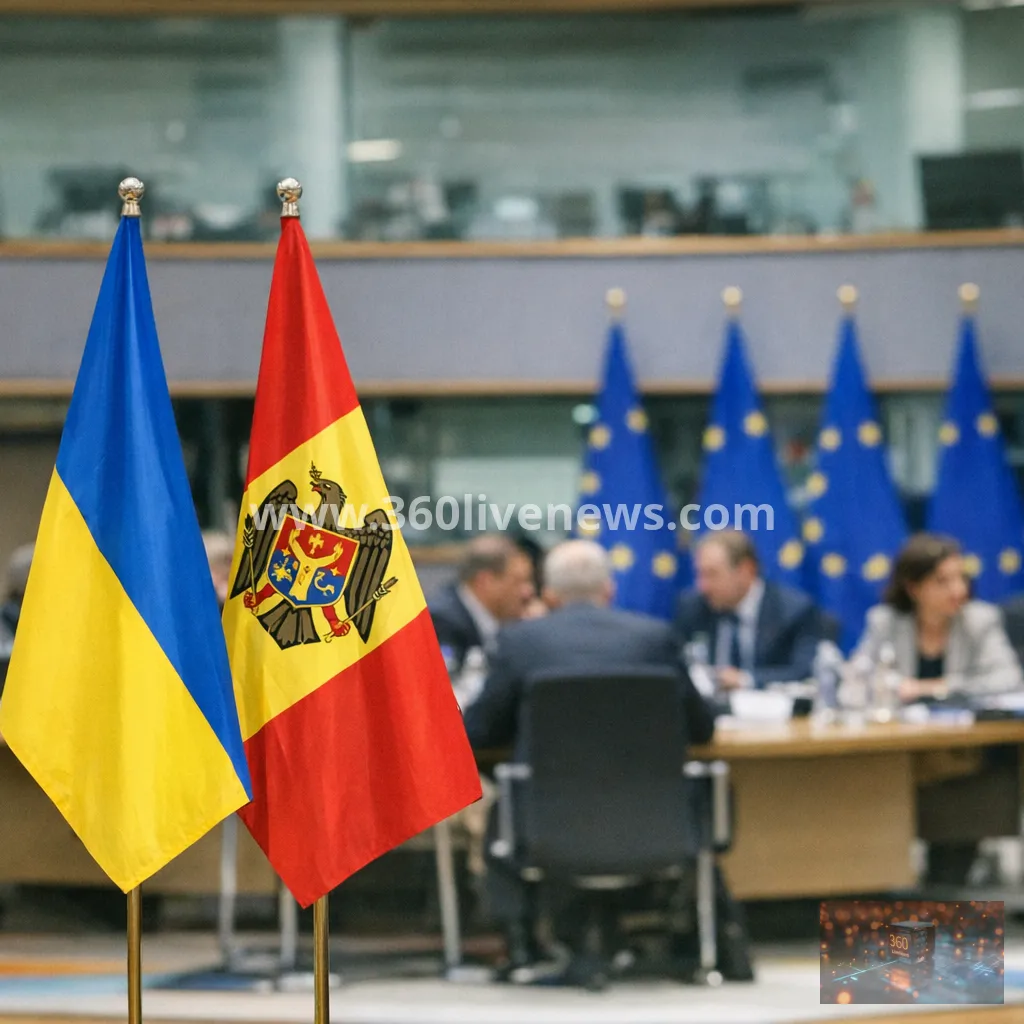 EU agrees to launch membership talks with Ukraine and Moldova
