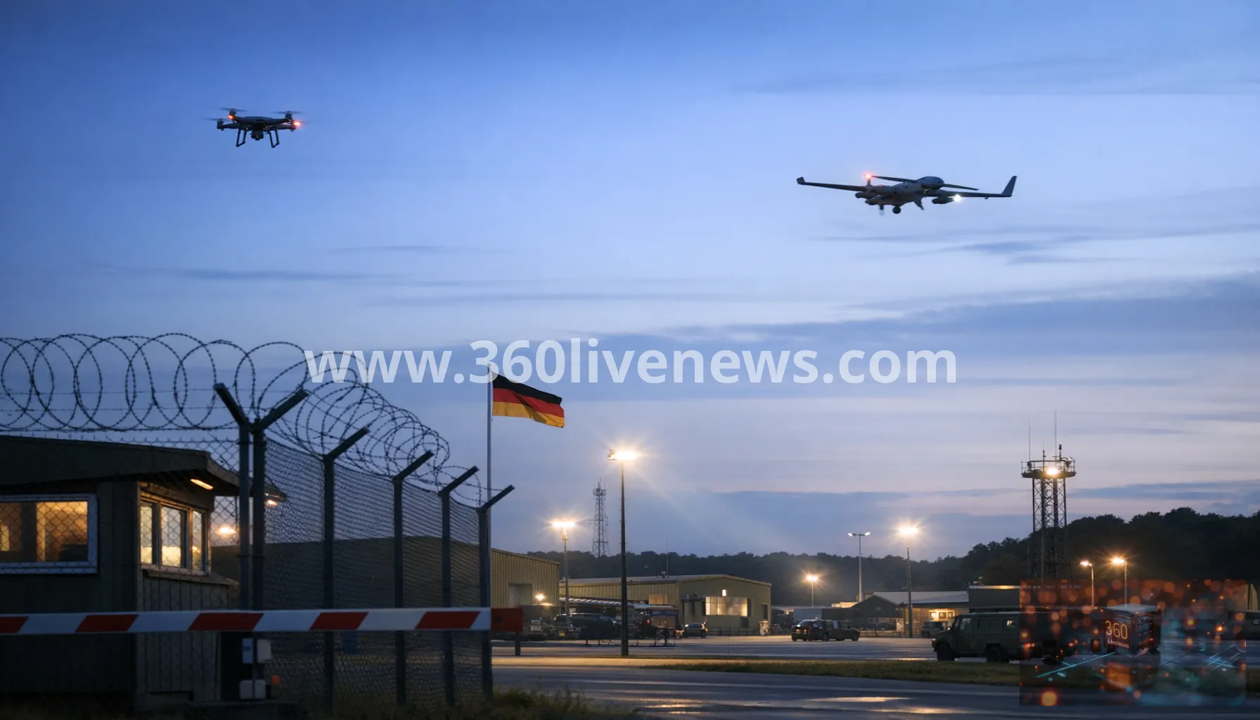 Drones spotted over German military base days after Leipzig airport bomb case