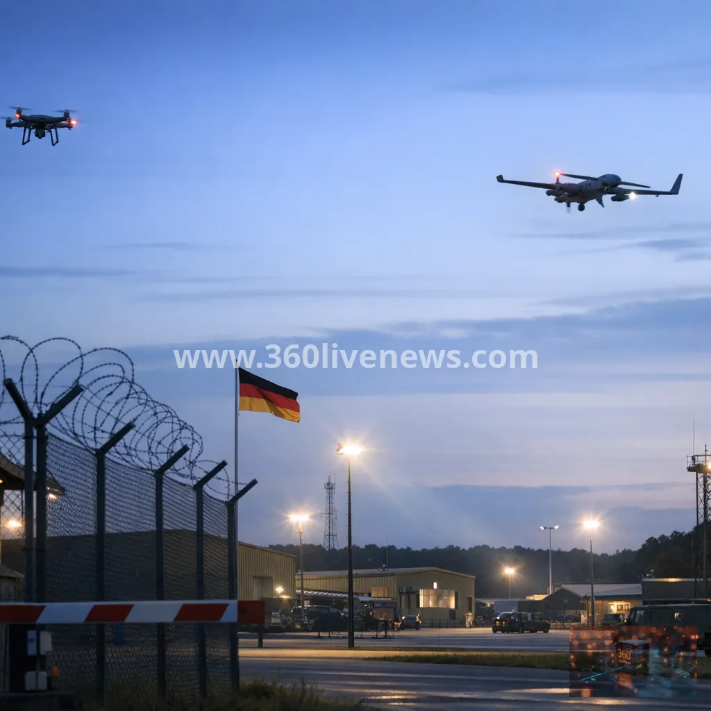 Drones spotted over German military base days after Leipzig airport bomb case