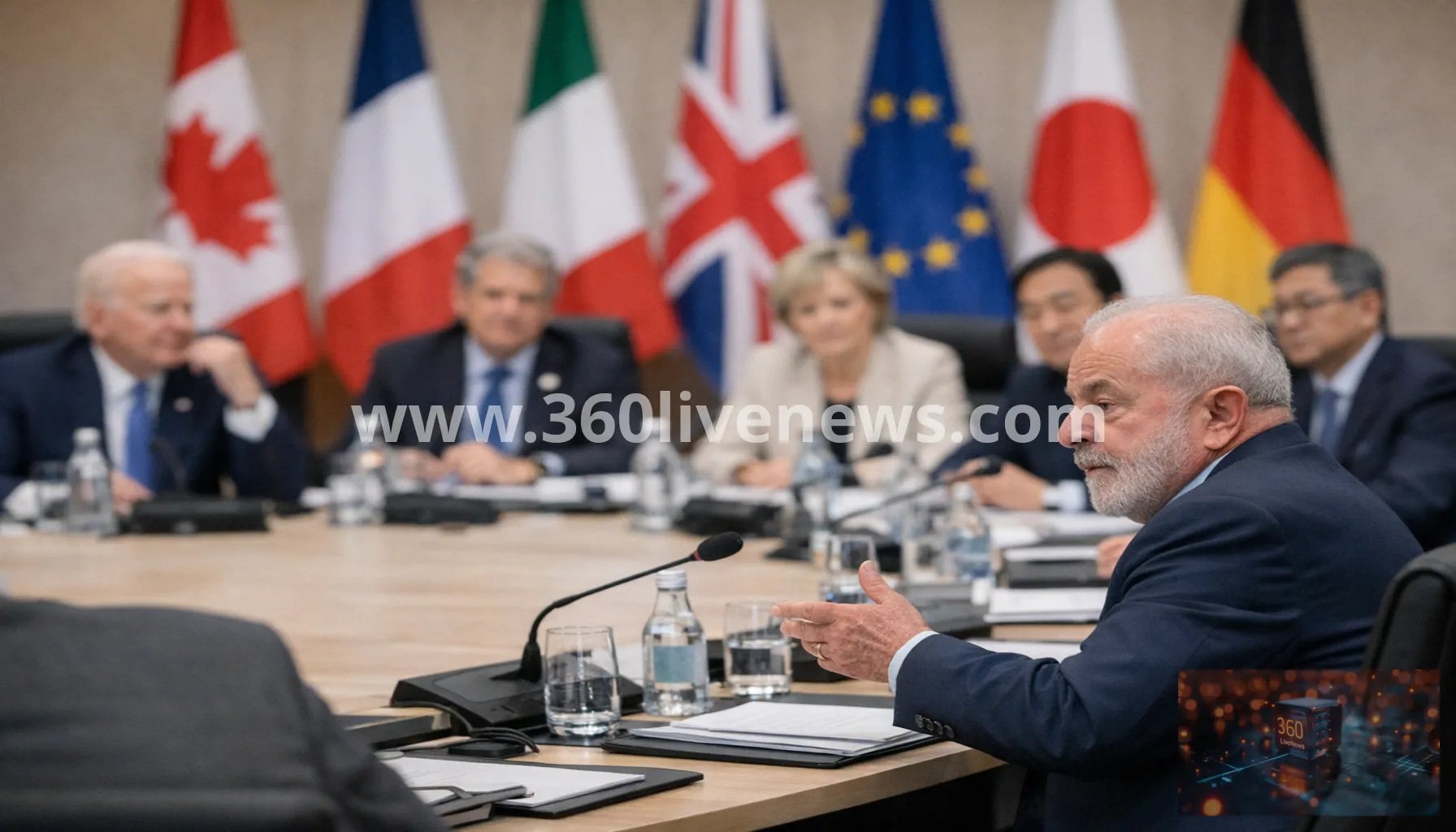 No G7, Lula diz que esforço contra crime organizado deve respeitar soberania dos países