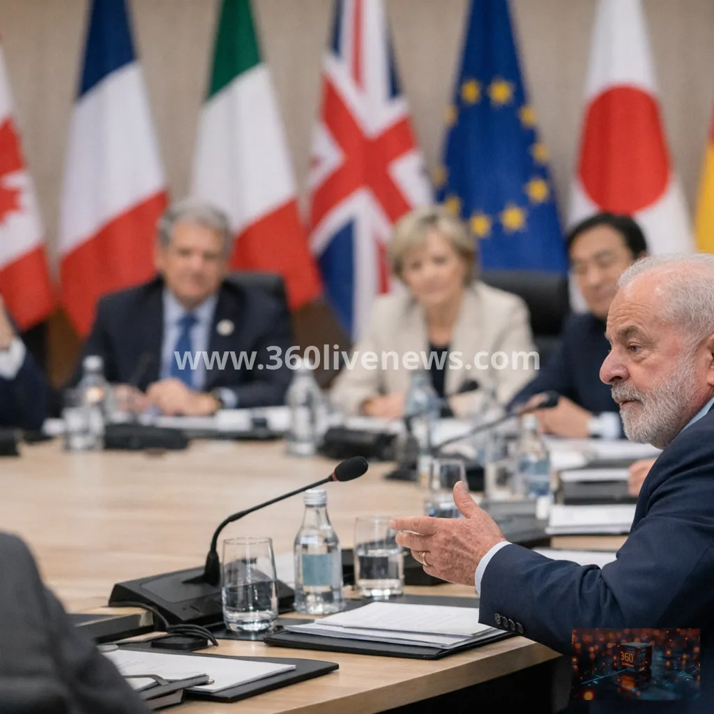 No G7, Lula diz que esforço contra crime organizado deve respeitar soberania dos países