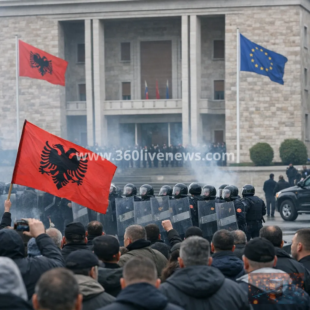 Albanian anti-government unrest deepens as Rama blames 'hybrid war'