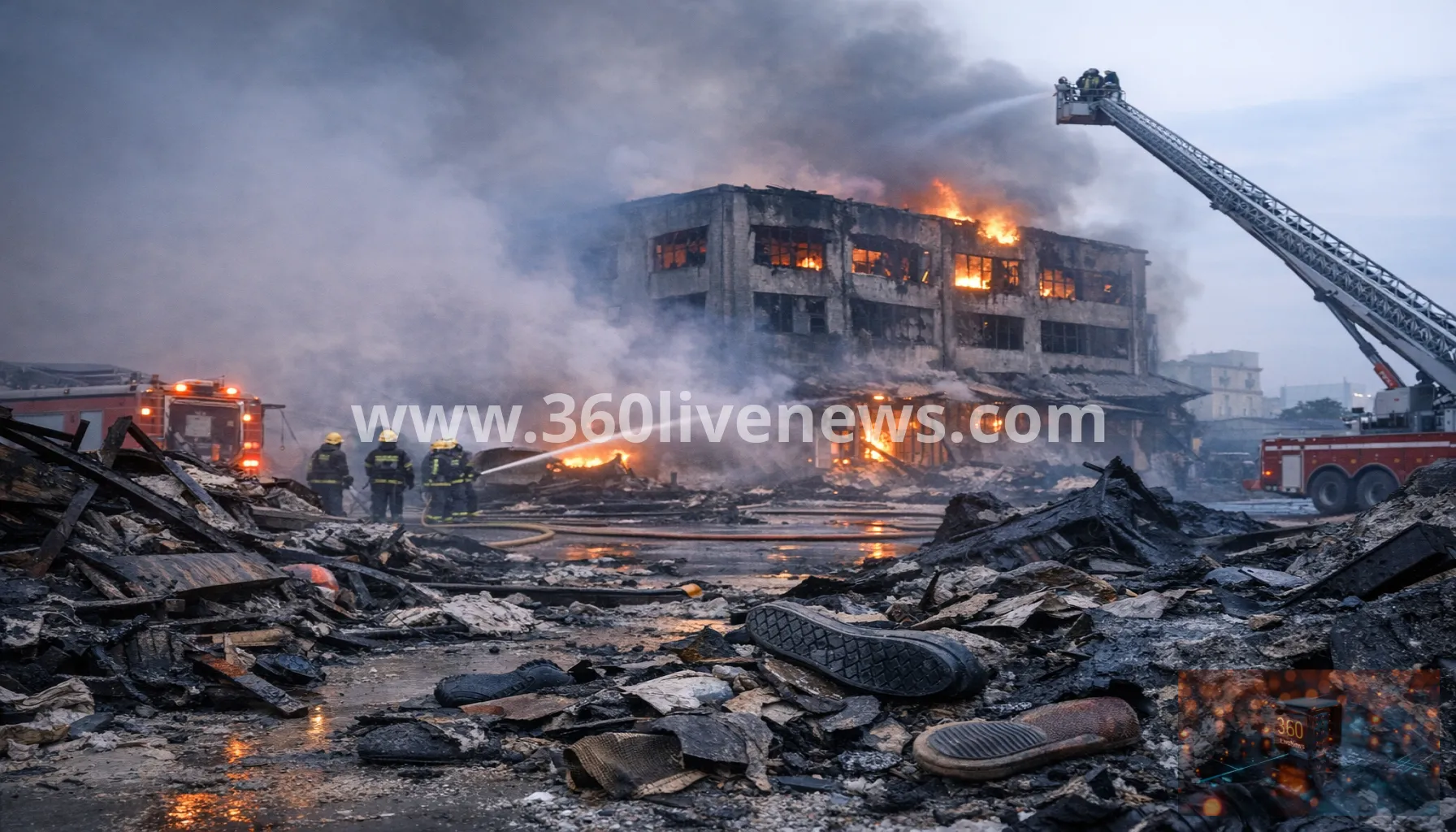 At least 28 killed in shoe factory fire in Jinjiang, Fujian