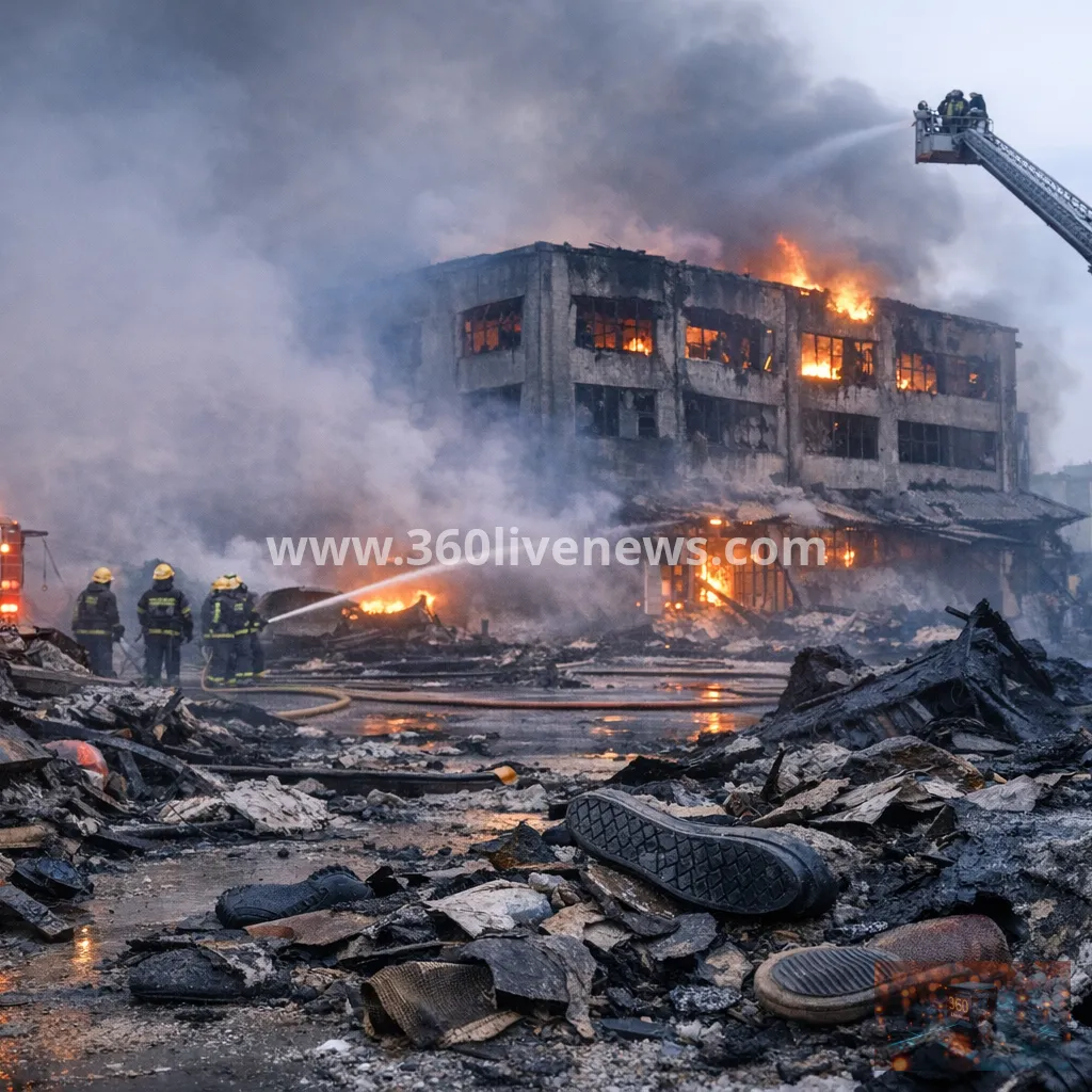 At least 28 killed in shoe factory fire in Jinjiang, Fujian