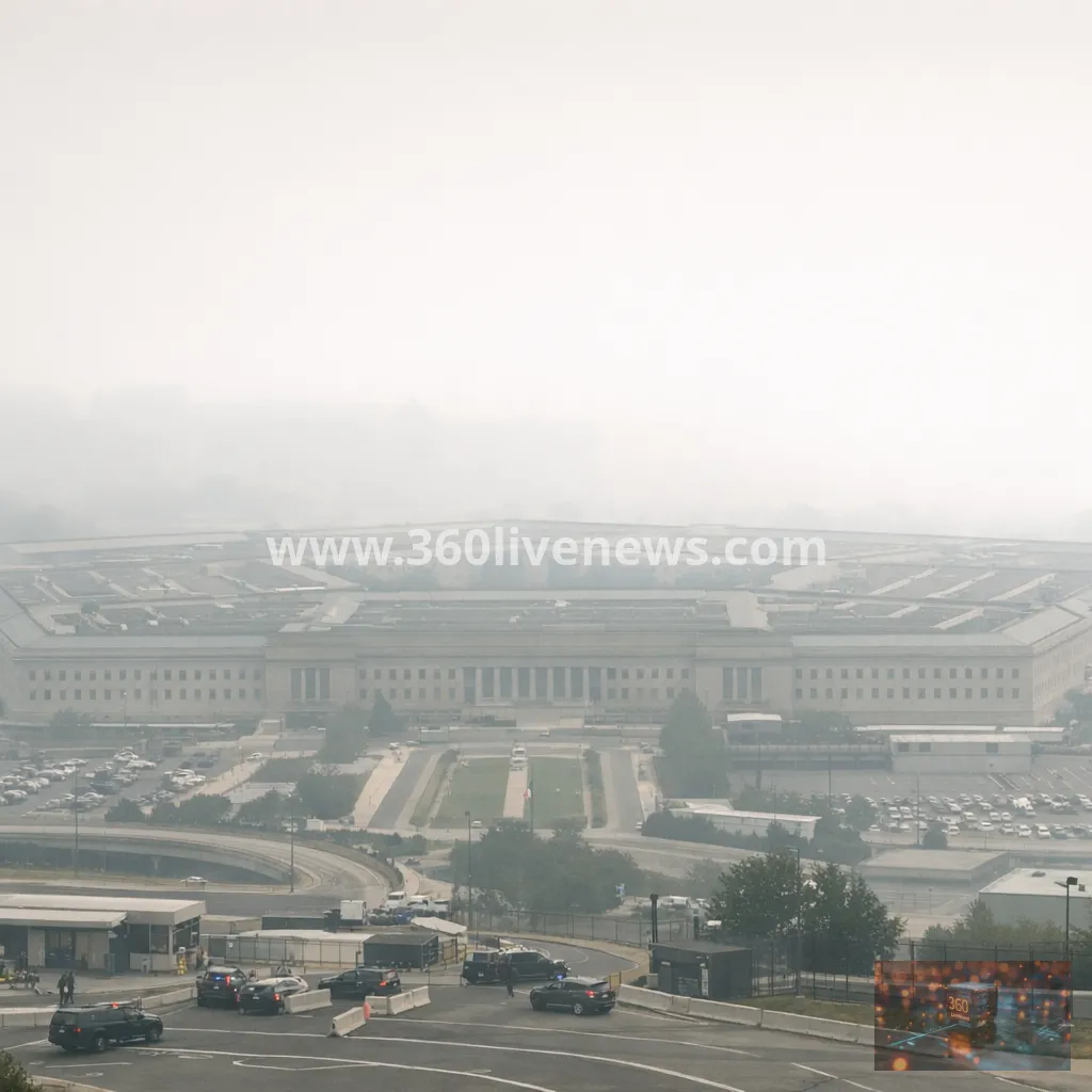 Pentagon placed under shelter-in-place after air-quality alert