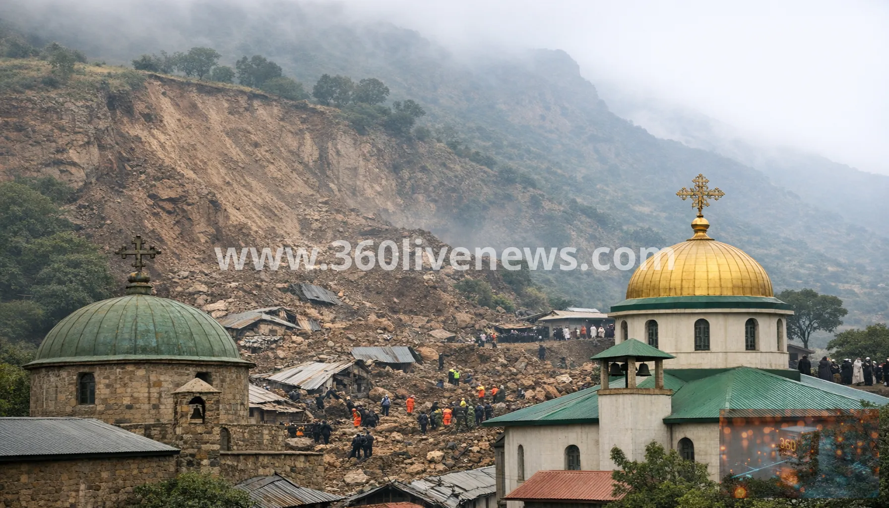 Fourteen killed in Ethiopia monastery landslide during overnight prayer service
