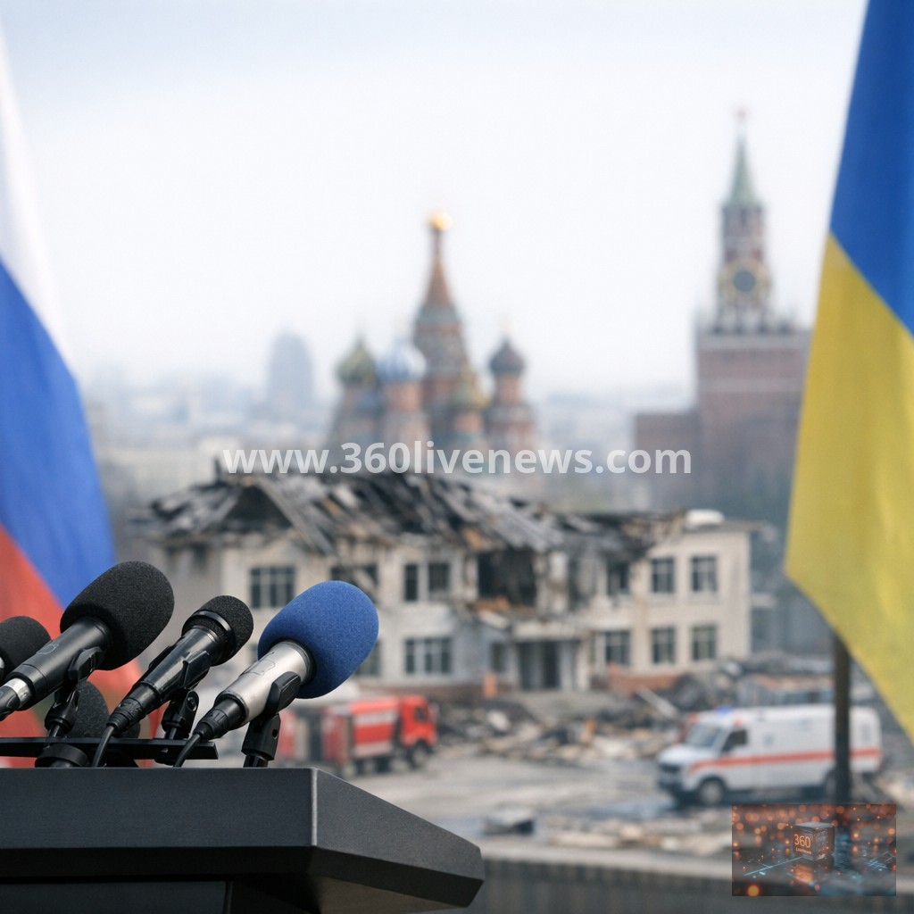 Ukraine war: six killed in drone strike on school as Putin blames Kyiv