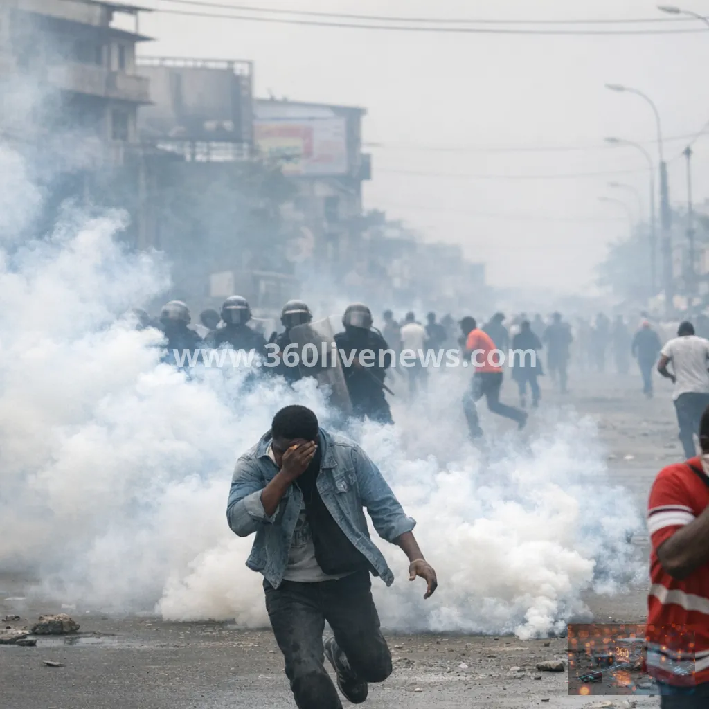 Police crack down on protests against constitutional change in DR Congo
