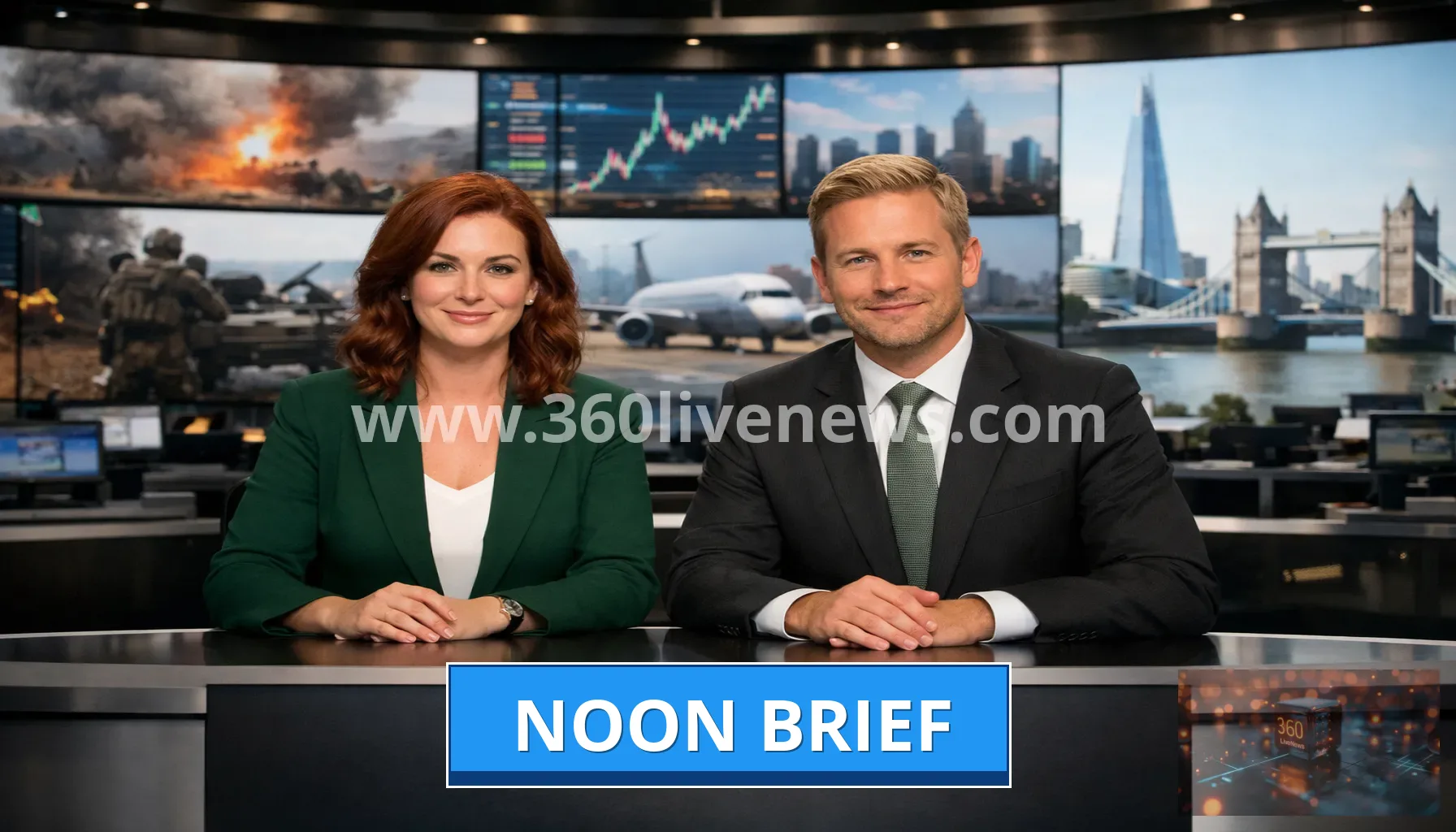 360LiveNews Noontime News: Russia claims huge drone intercepts as Asia stocks slide and Heathrow warns on traffic