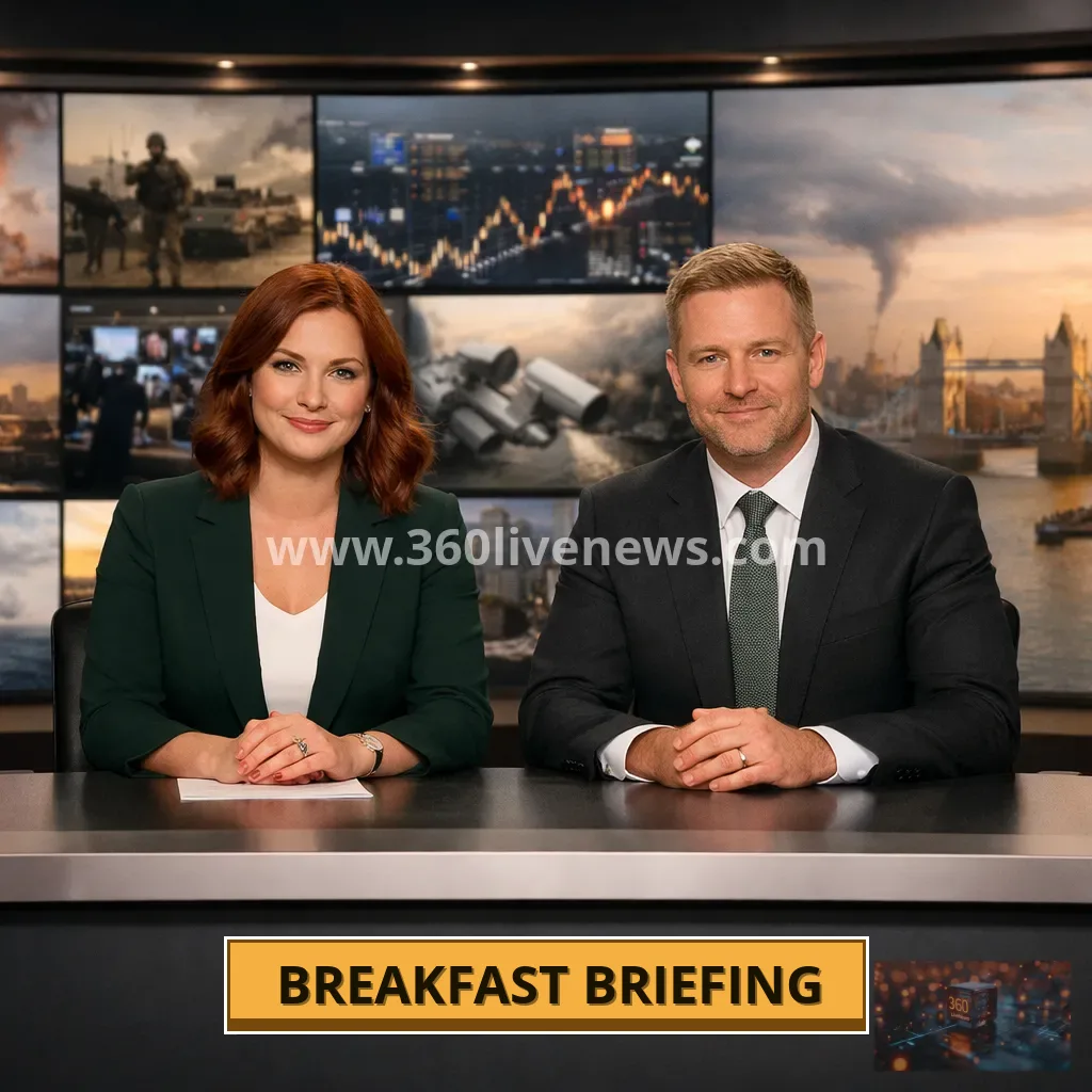 360LiveNews Breakfast News: Venezuela quake toll climbs as Gulf tensions, storms and markets jolt the day