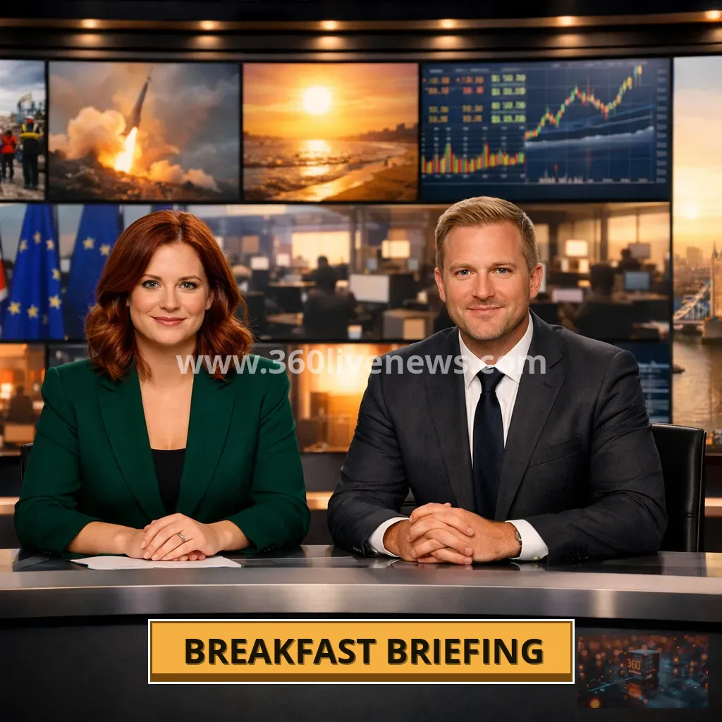 360LiveNews Breakfast News: Venezuela quake toll rises as Iran tensions, UK heatwave and market swings dominate