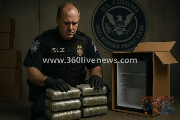 US Customs Seize 46 Pounds of Illegal Drugs from Shipment Labeled as Mini Fridge