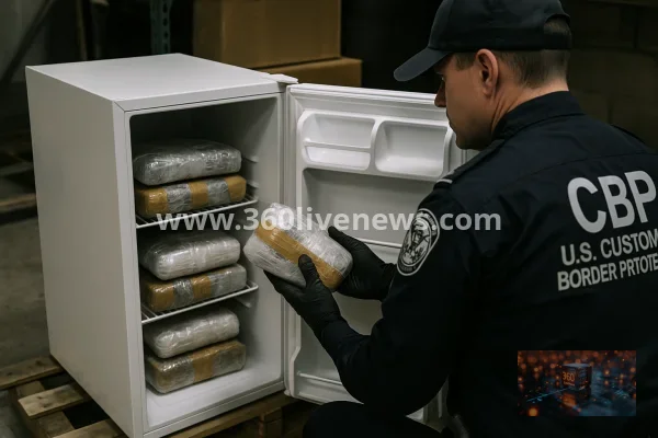 US Customs Seizes Over 45 Pounds of Illegal Drugs in Mini Fridge Shipment from France