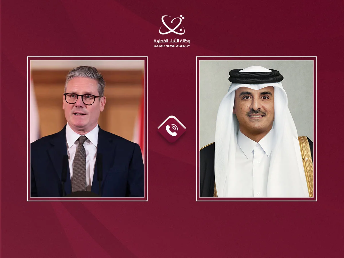 UK PM Condemns Iranian Attacks on Qatar in Call with Amir Sheikh Tamim