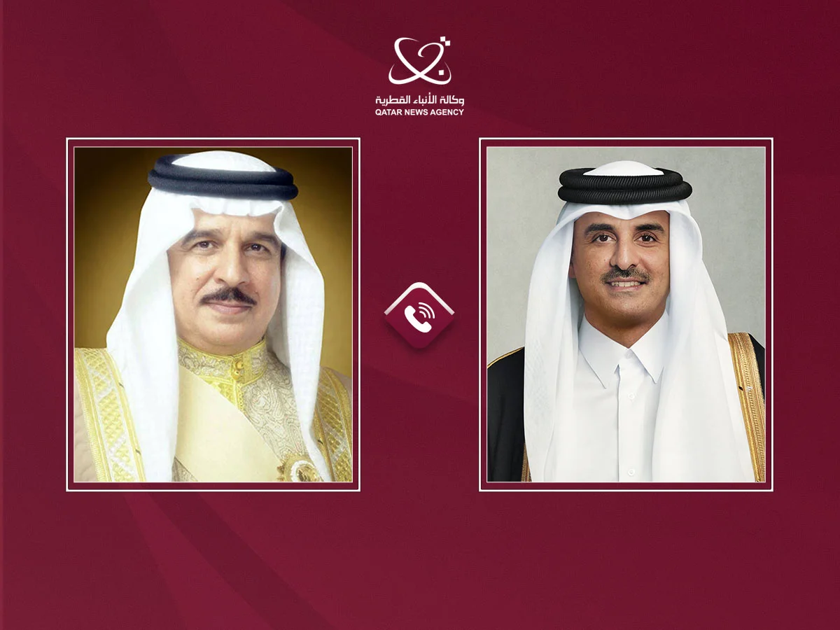 Bahrain Condemns Iranian Attack on Qatar’s Ras Laffan in Call with Emir