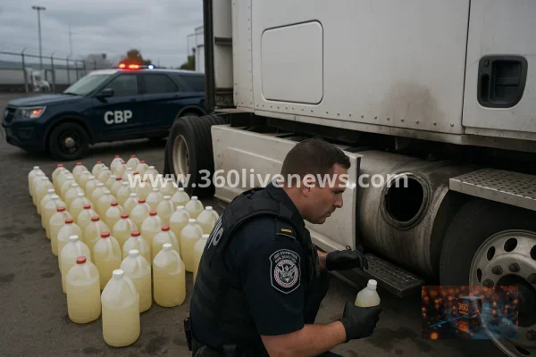 CBP Seizes Over 900 Pounds of Liquid Meth Hidden in Fuel Tank at Otay Mesa Border