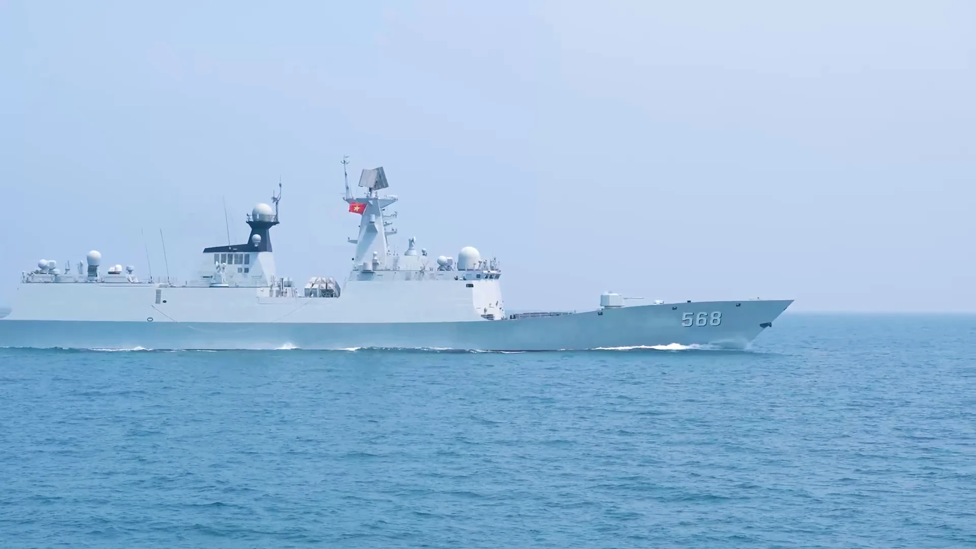 China and Vietnam Complete 40th Joint Naval Patrol in Beibu Gulf with Training Exercises