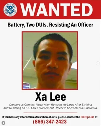 Criminal Illegal Alien Uses Vehicle to Attack ICE Officer in Sacramento, Remains at Large
