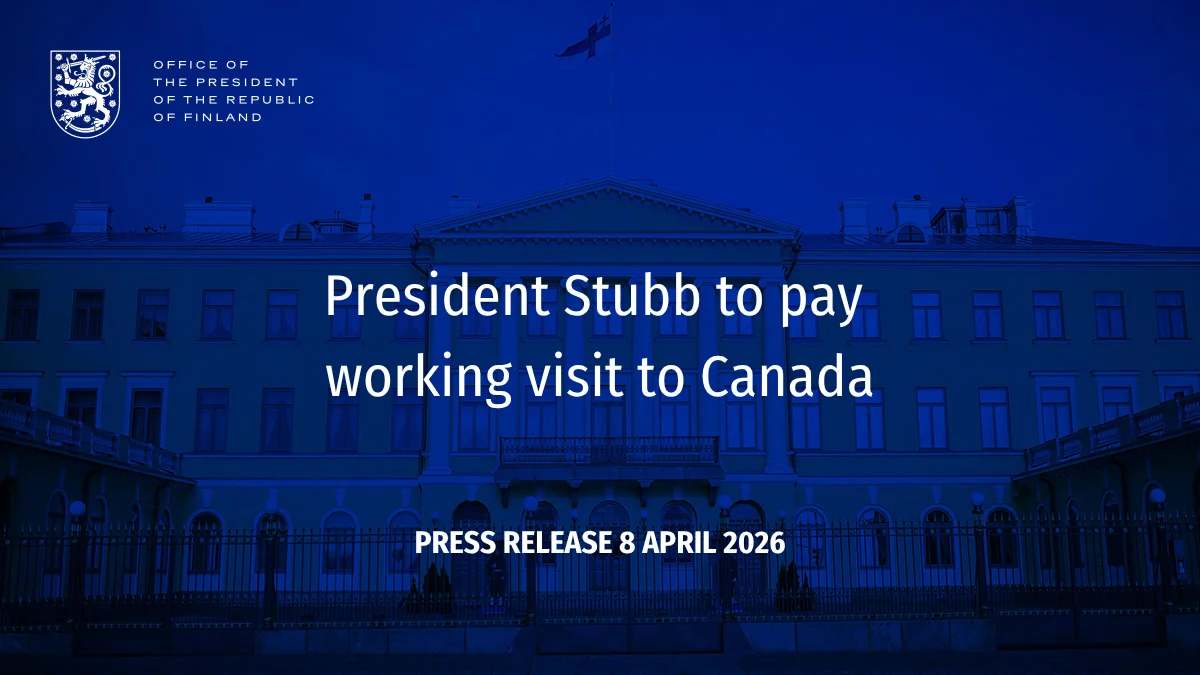 Finnish President Stubb Arrives in Canada to Boost Arctic and Security Ties